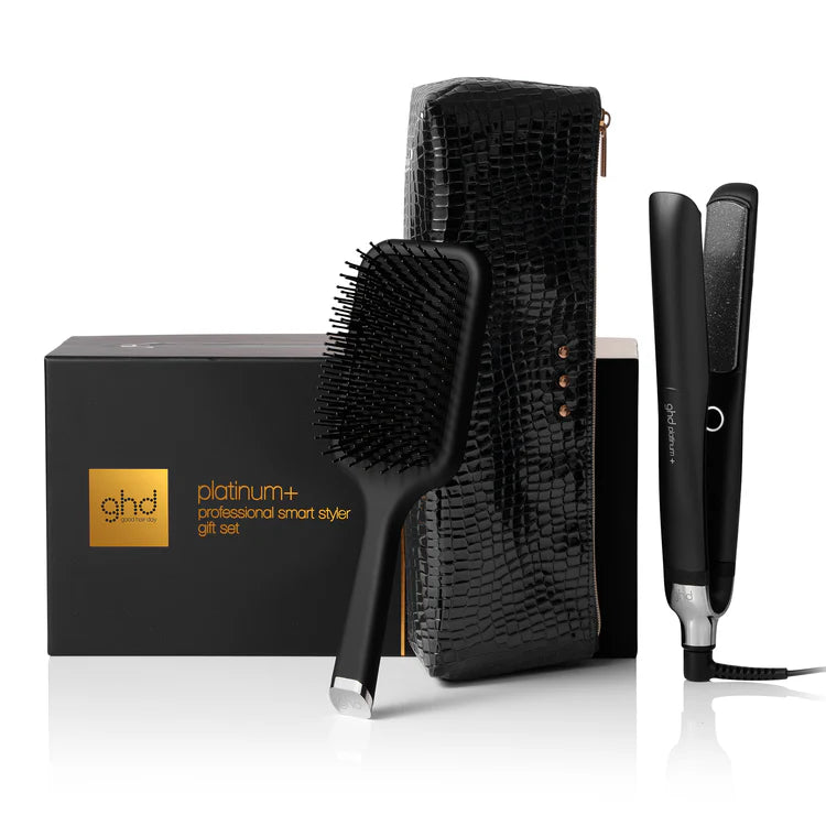 Cofanetto Styler ghd platinum+ Gift Set - piastra per capelli professionale + paddle brush