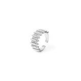 Anello barrette e mini zirconi Rania