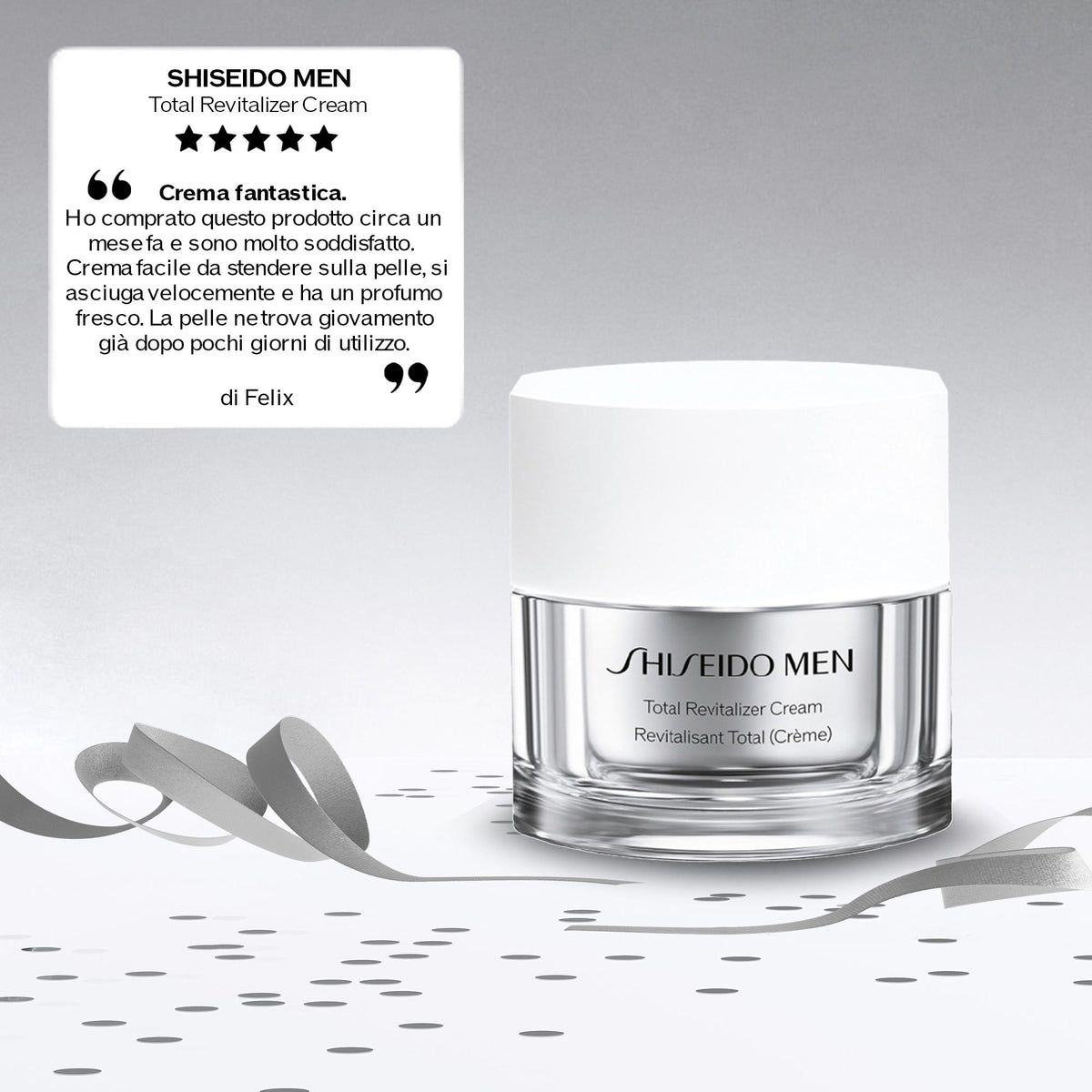 Cofanetto Shiseido Men Total Revitalizer - Holiday Kit Skincare Uomo