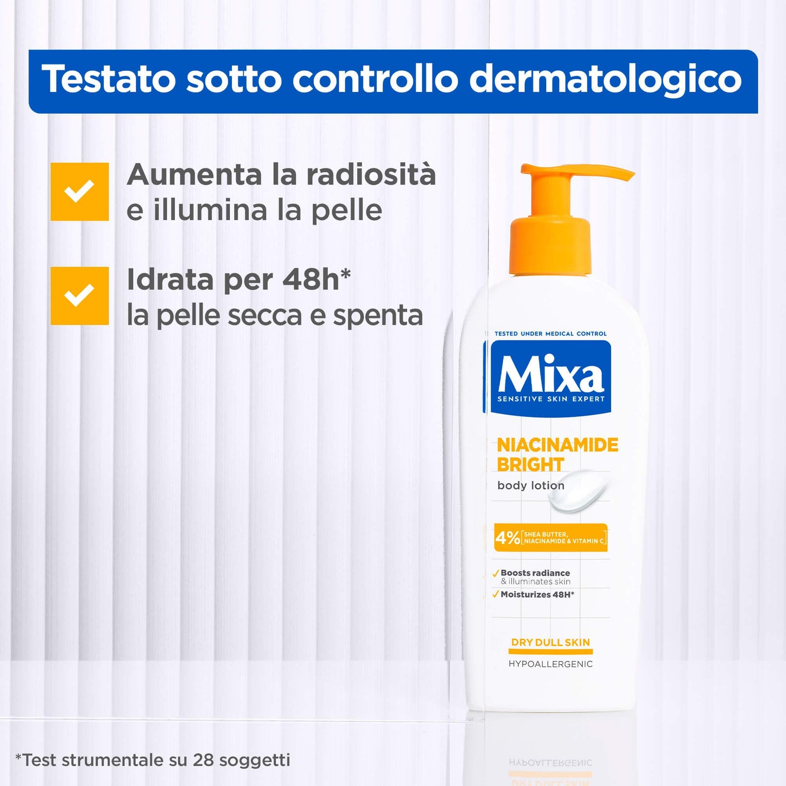 Niacinamide Bright Latte Corpo Illuminante e Idratante