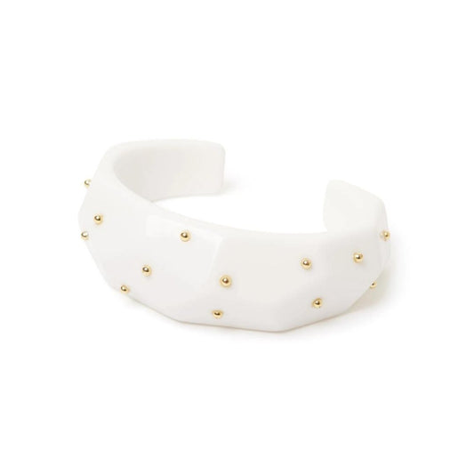 Bracciale rigido superficie poliedrica Filicudi