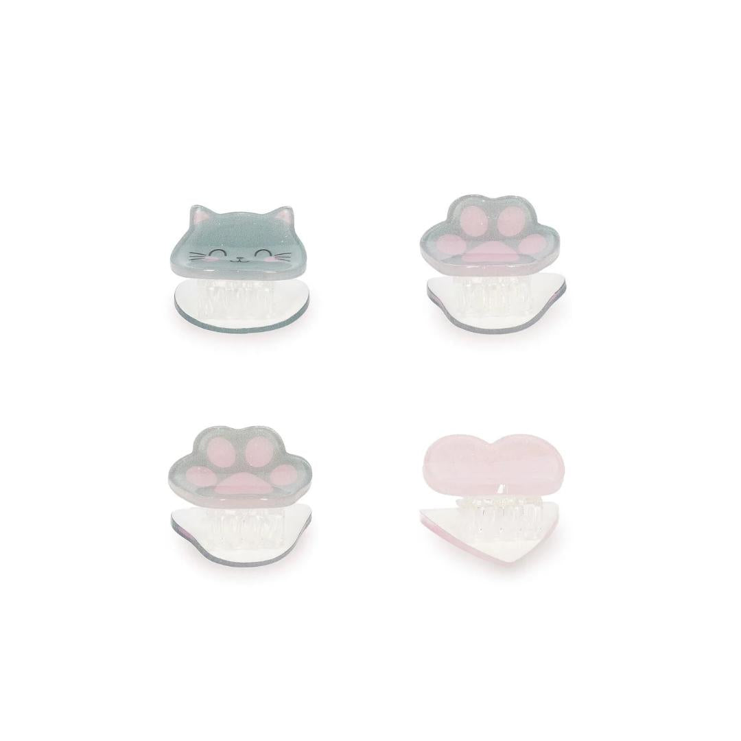 Set di 4 Mini Mollette per Capelli Clip Me Up