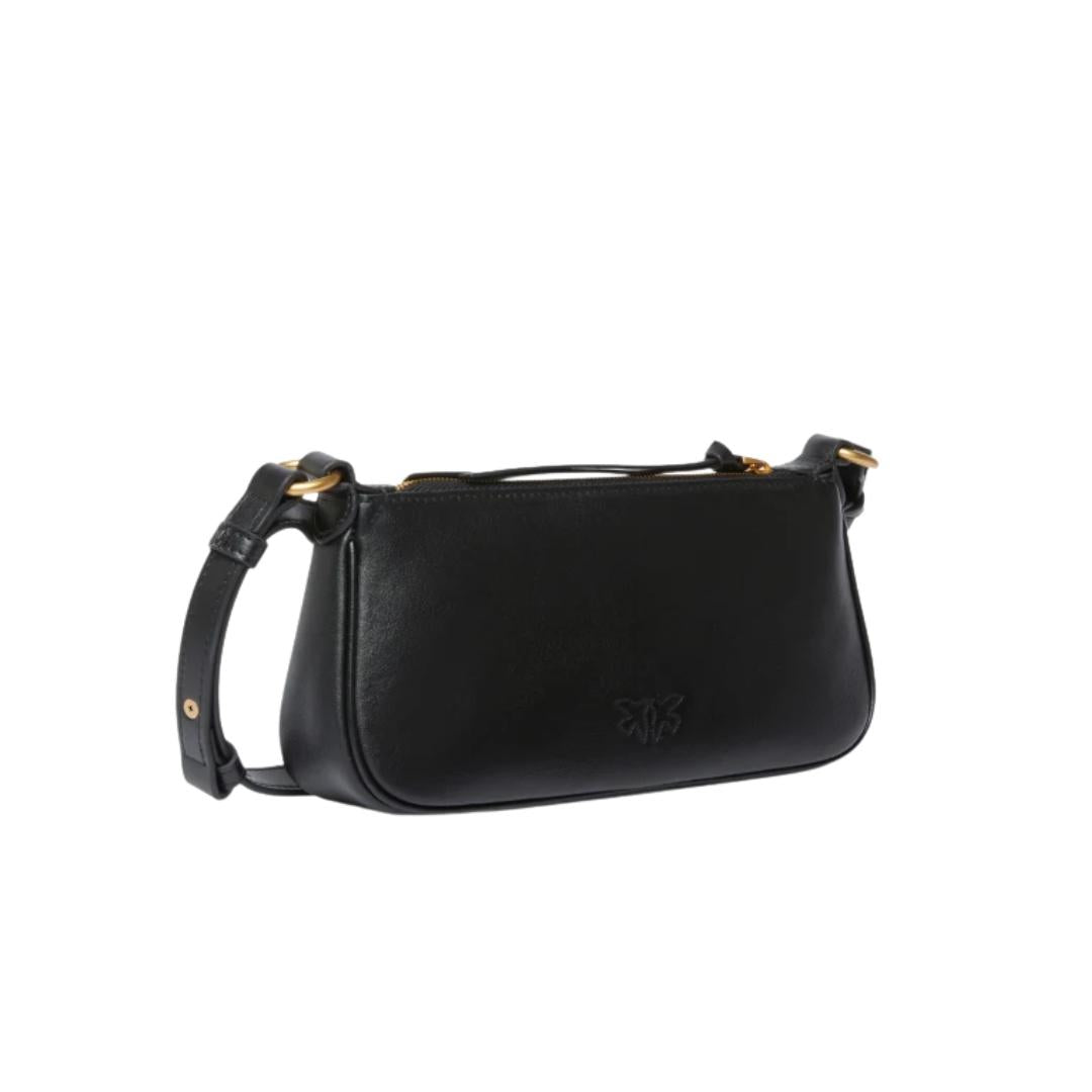 Borsa a Tracolla Mini Half Moon Baguette in Pelle