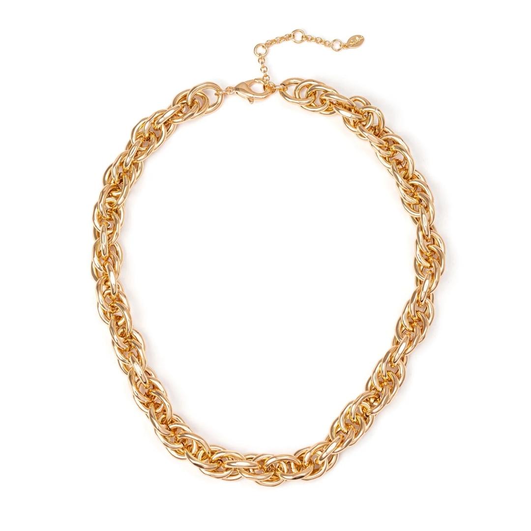 Collana corta a maglia concatenata Chains