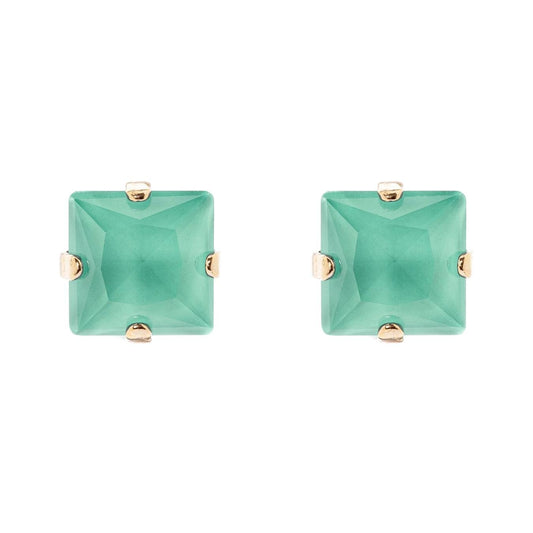 Piccoli Orecchini con Cristallo Quadrato Sirens