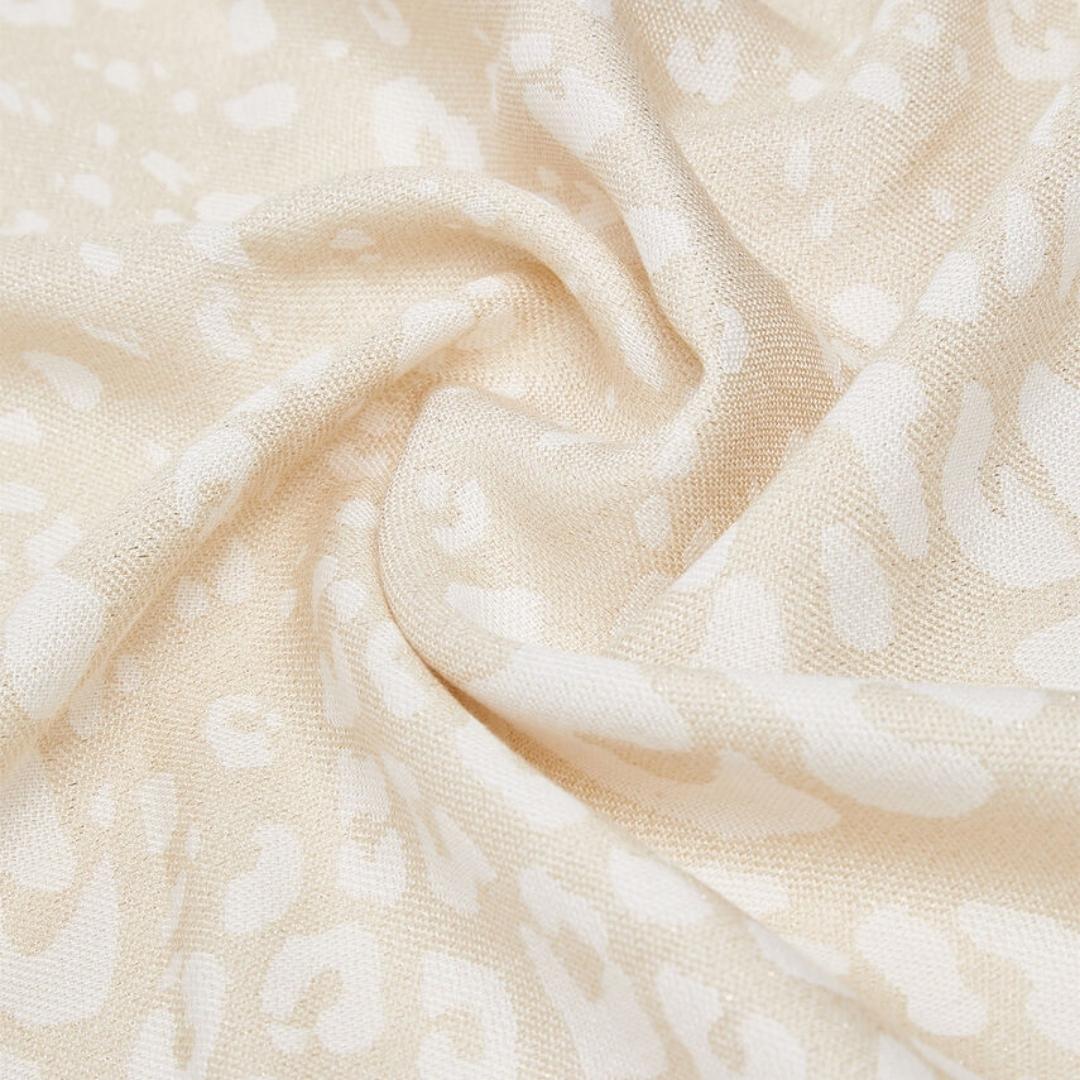 Stola Jacquard Animalier con Logo
