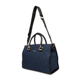 Borsa Satchel Media con Logo