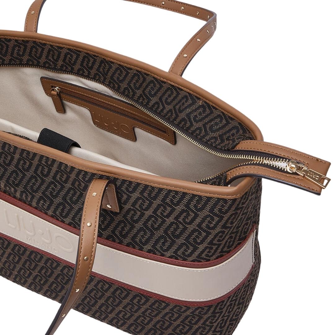 Borsa Tote Media Monogram