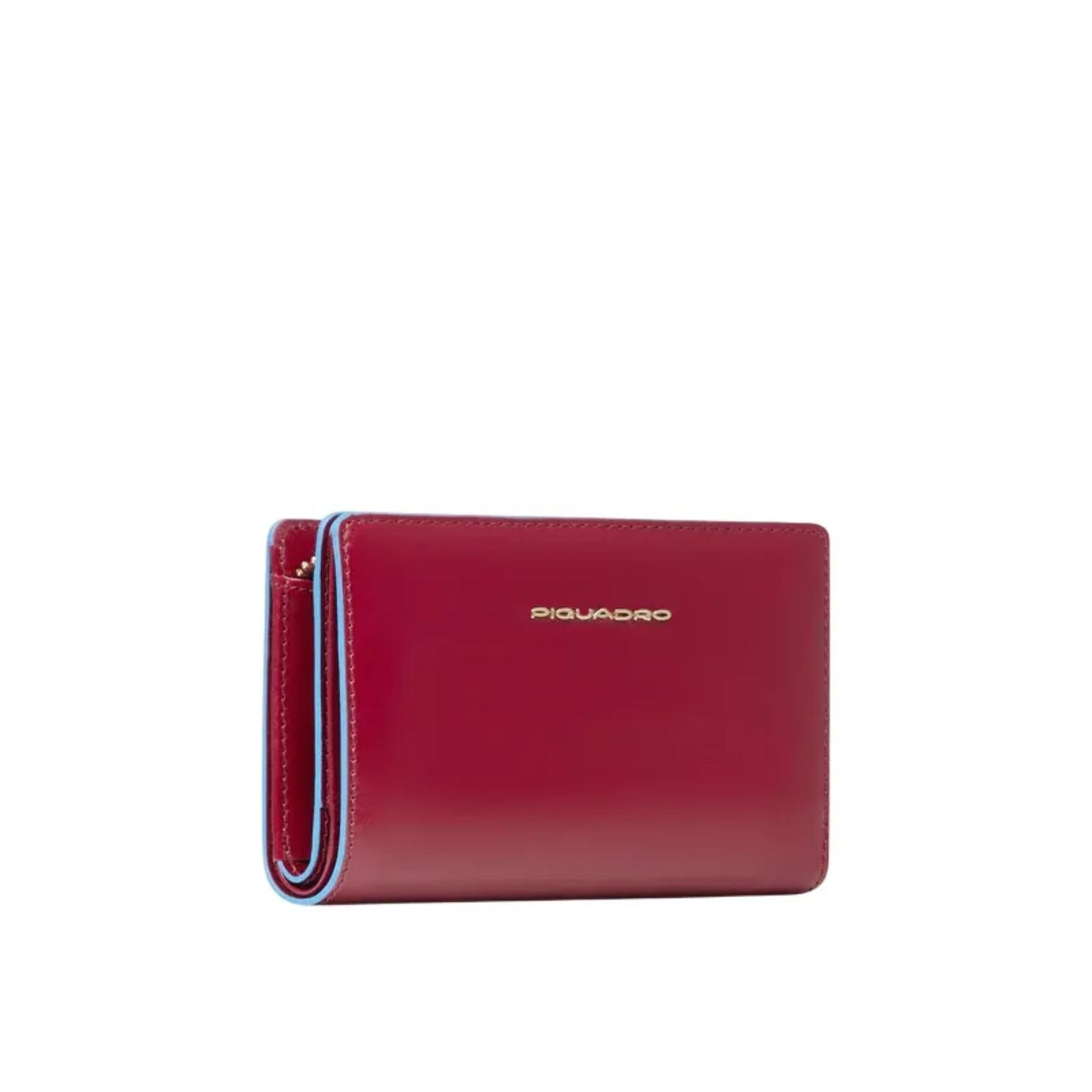 Portafogli Donna Blue Square con Porta Monete