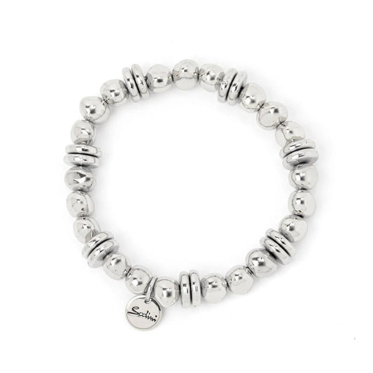 Bracciale elastico boule e dischetti Andromeda