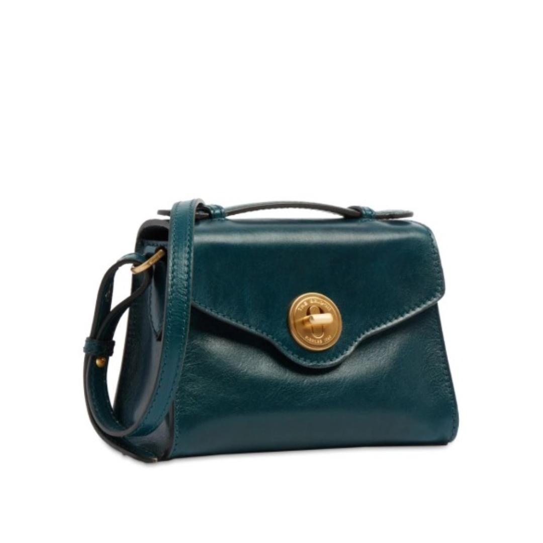 Borsa in pelle a tracolla con pattina e girello Irene