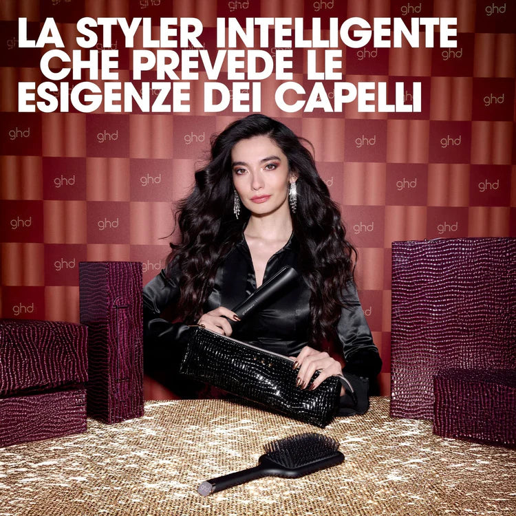 Cofanetto Styler ghd platinum+ Gift Set - piastra per capelli professionale + paddle brush