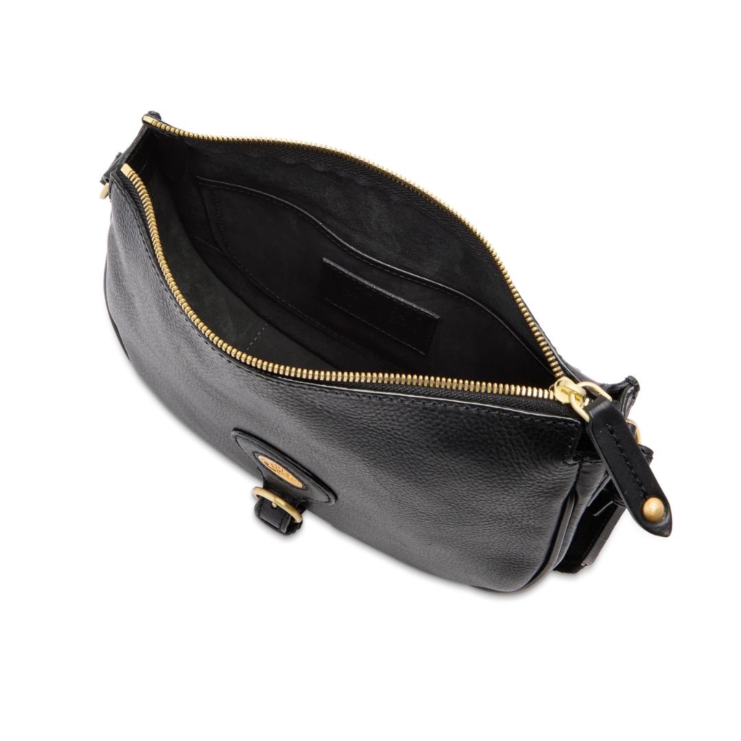 Borsa tracolla in pelle donna con chiusura zip Isadora