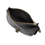 Borsa tracolla in pelle donna con chiusura zip Isadora