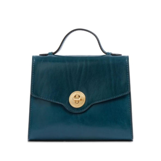 Borsa a mano in pelle con tracolla Irene