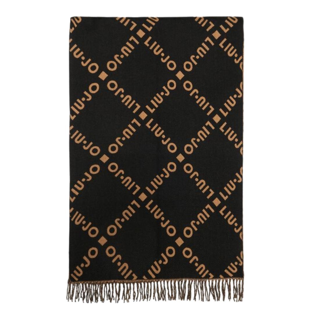 Sciarpa con Logo Maxi Rombo