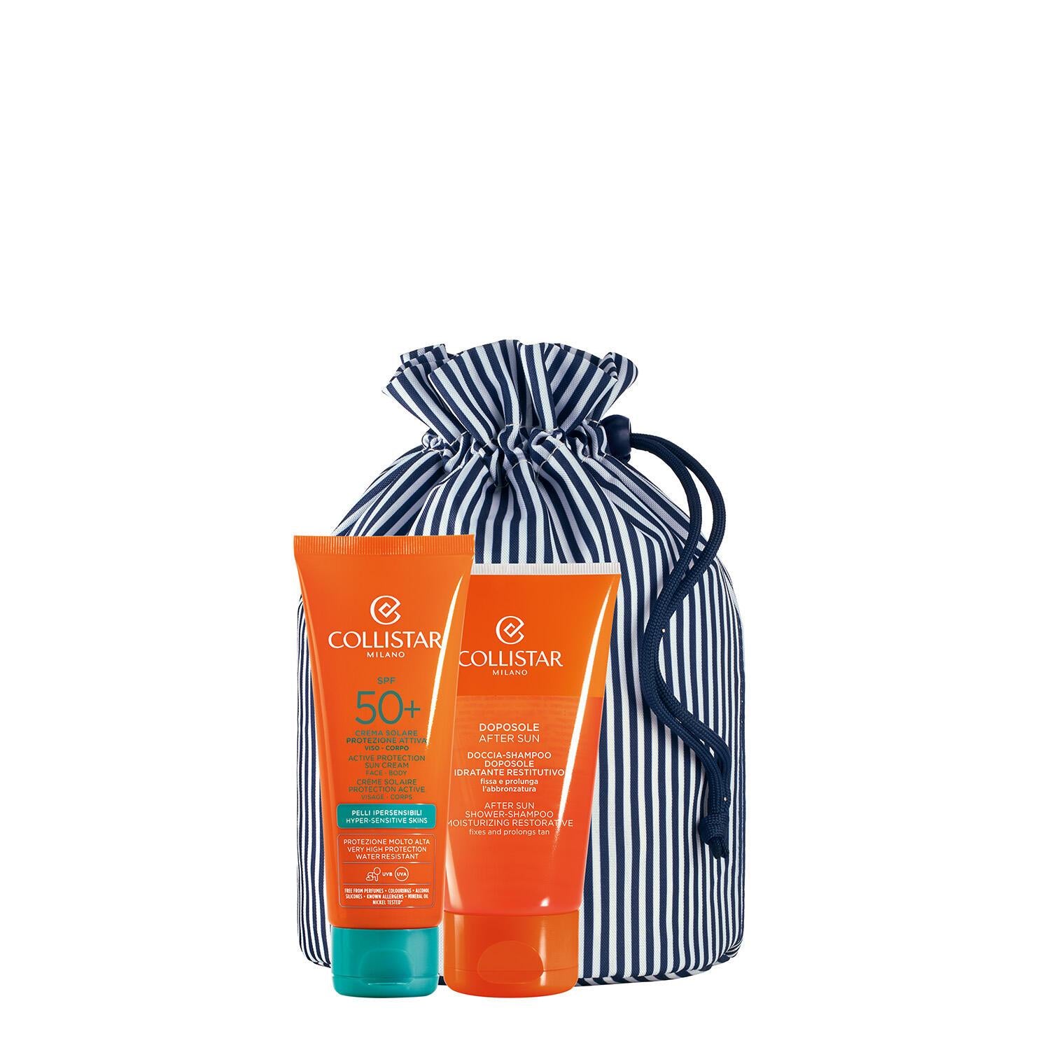 Cofanetto Crema Solare Protezione Attiva Pelli Ipersensibili SPF50+ 100 ml