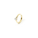 Anello Piccolo Cristallo Ovale Emilia