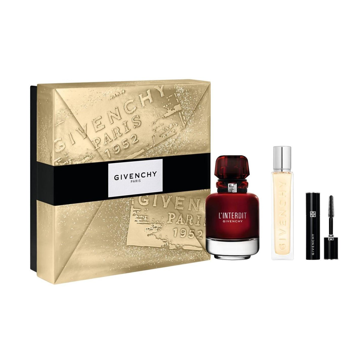 Cofanetto L'Interdit Eau de Parfum Rouge, Travel Spray e mini Mascara