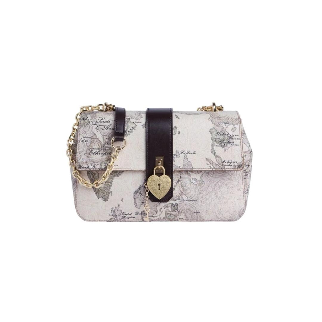 Borsa a Tracolla in Tessuto Goffrato Country Geo