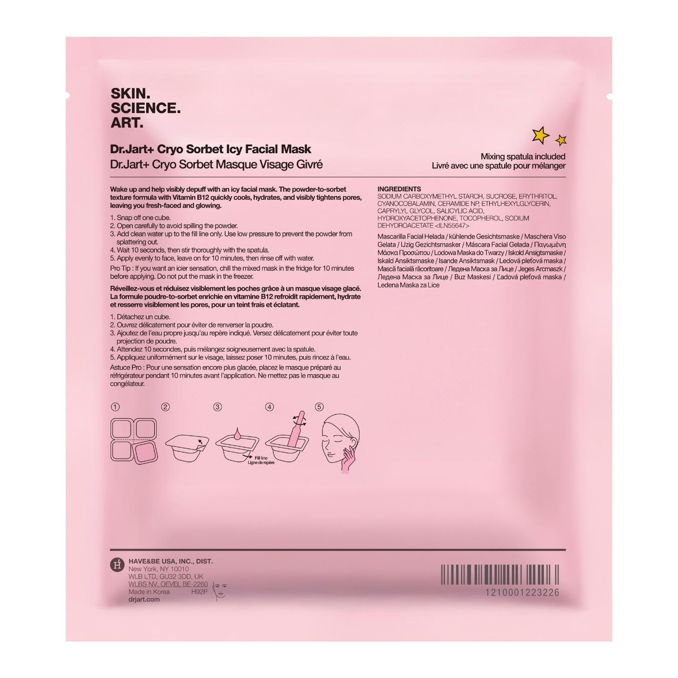 Cryo Sorbet Icy Facial Mask