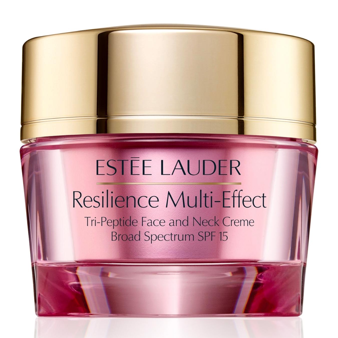 Resilience Multi-Effect Moisturizer Tri-Peptide Face and Neck Creme Broad Spectrum SPF15 Dry Skin