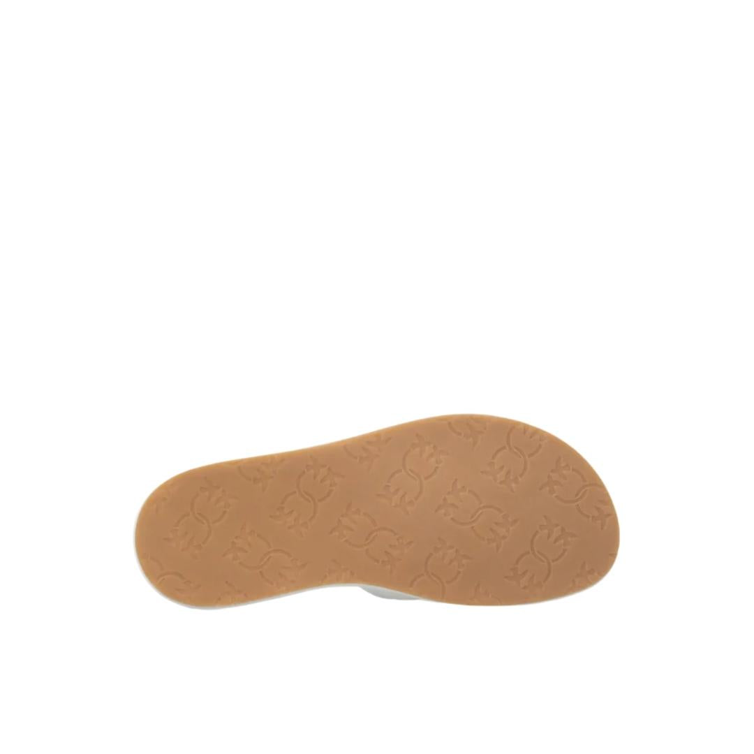 Ciabatte in Nappa Trapuntata con Logo Love Birds Milk