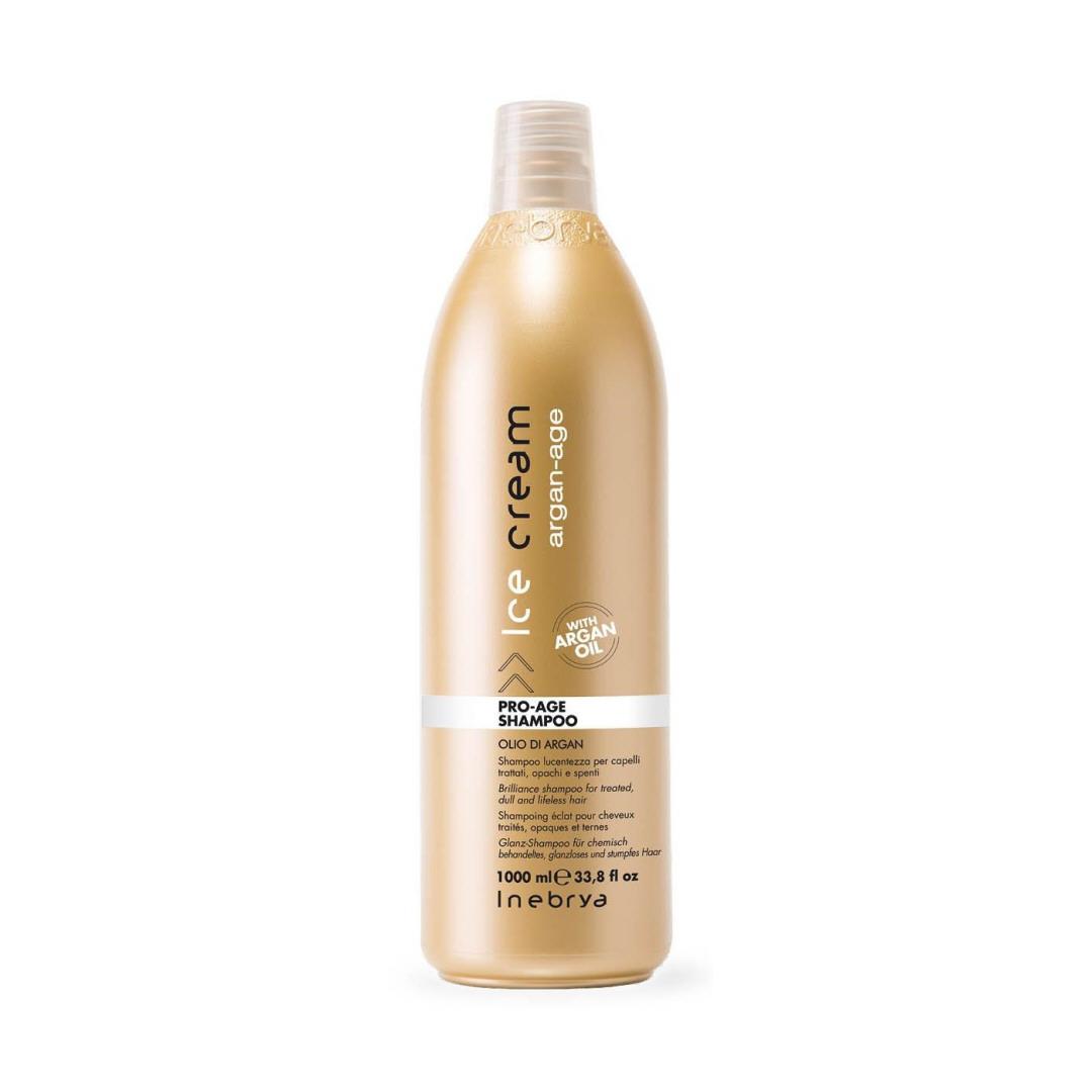 Pro-Age Shampoo Olio di Argan per capelli trattati, opachi e spenti