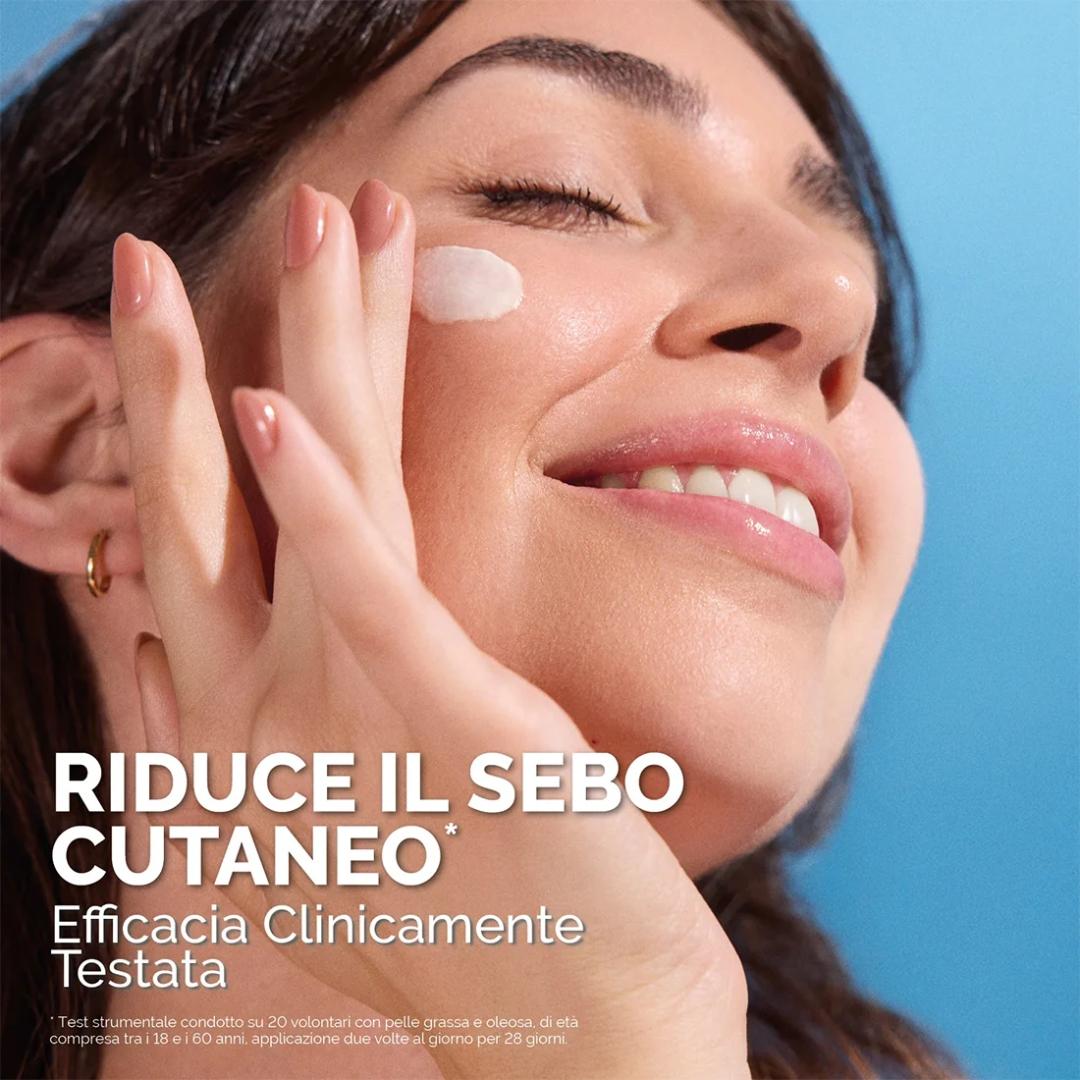 FACE THE SUN NIACINAMIDE Crema viso SPF50 con attivi sebo-control e idratanti