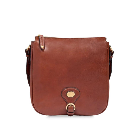 Borsa Tracolla in Pelle Donna con Chiusura Zip