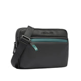 Pochette uomo porta iPad®mini in tessuto gommato Corner