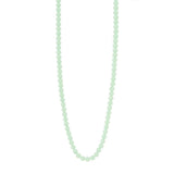 Collana lunga boule verde chiaro Apuana
