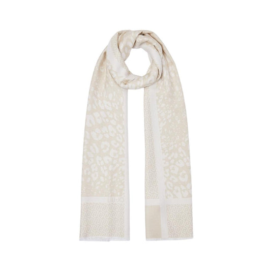 Stola Jacquard Animalier con Logo