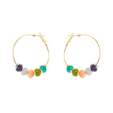Orecchini Cerchio e Boule Ecrasé Modern Muse