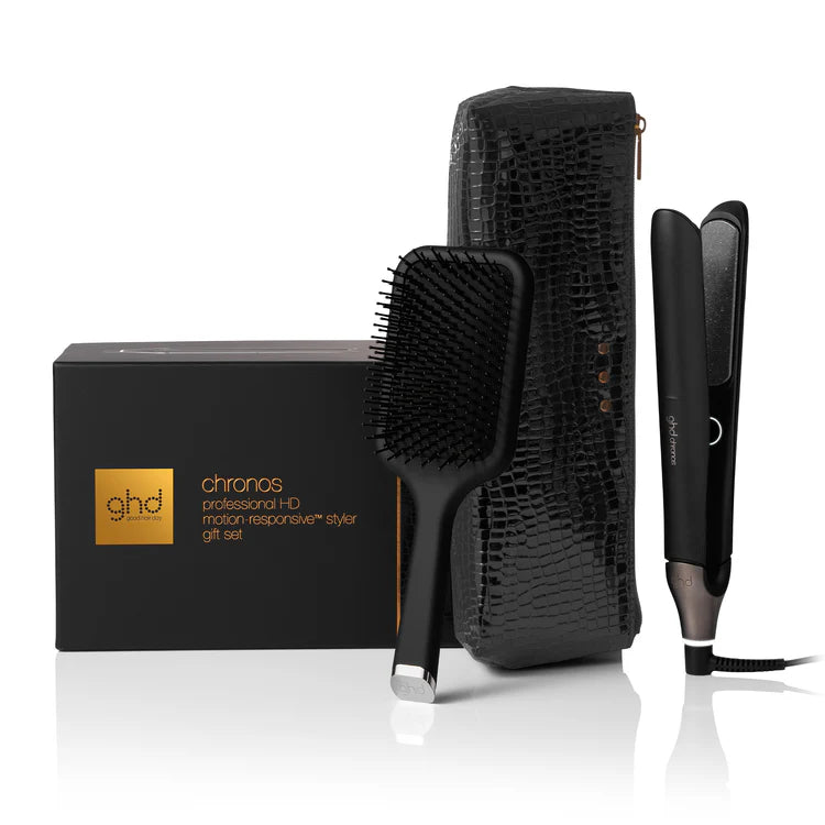 Cofanetto Styler ghd chronos Gift Set - piastra per capelli professionale + paddle brush