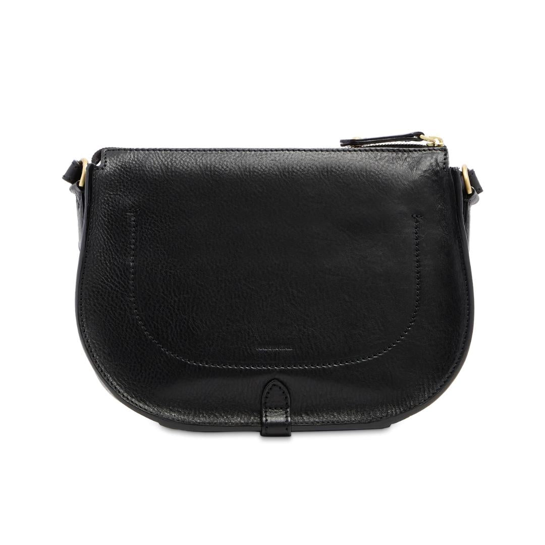 Borsa tracolla in pelle donna con chiusura zip Isadora