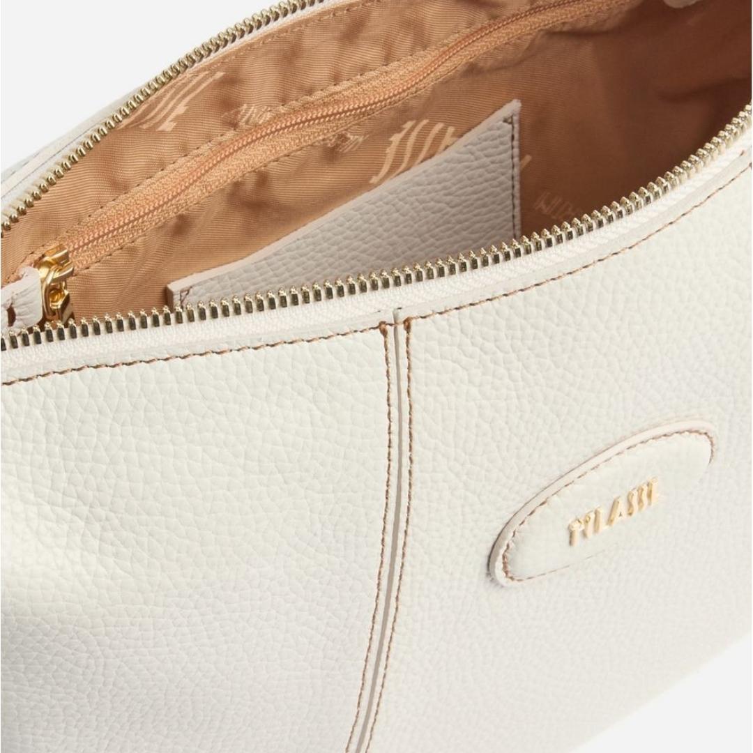 Rodeo Leather Tracolla Mezzaluna in Pelle Granata