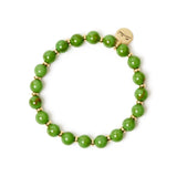 Bracciale elastico boule verde Apuana