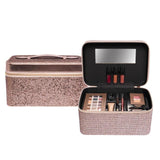 Naima Cosmetic Case Make-up Rose Glitter M
