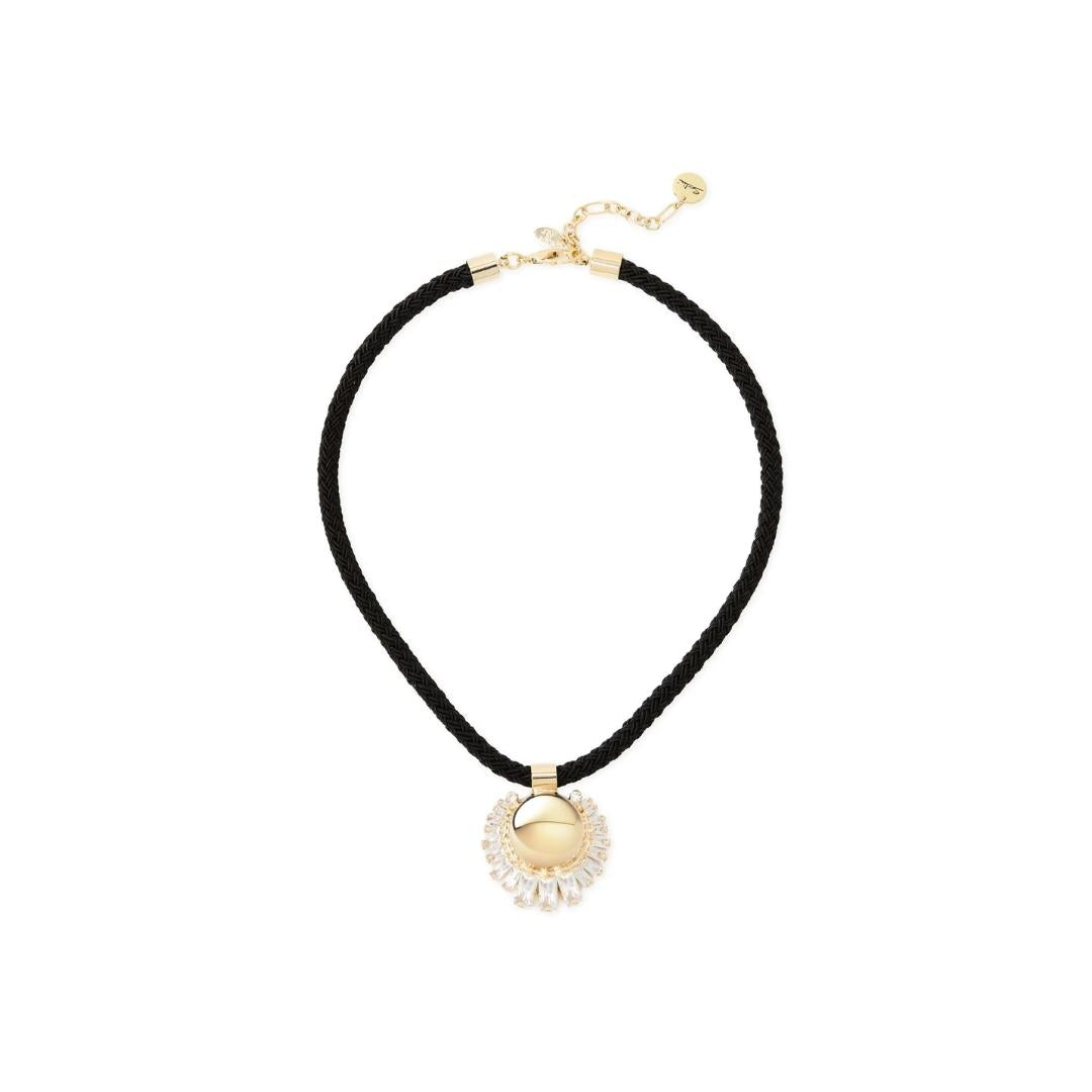 Collana Corta Semisfera Cristalli Ember
