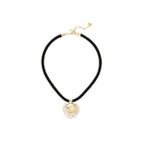 Collana Corta Semisfera Cristalli Ember