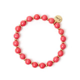 Bracciale elastico boule rosse Apuana