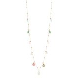 Collana lunga con piccoli pendenti Tarocchi