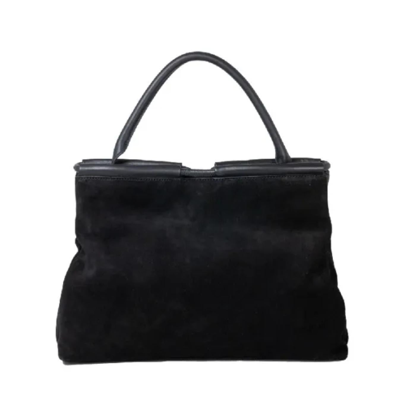 Borsa a Mano Scamosciata Lisbet Patch