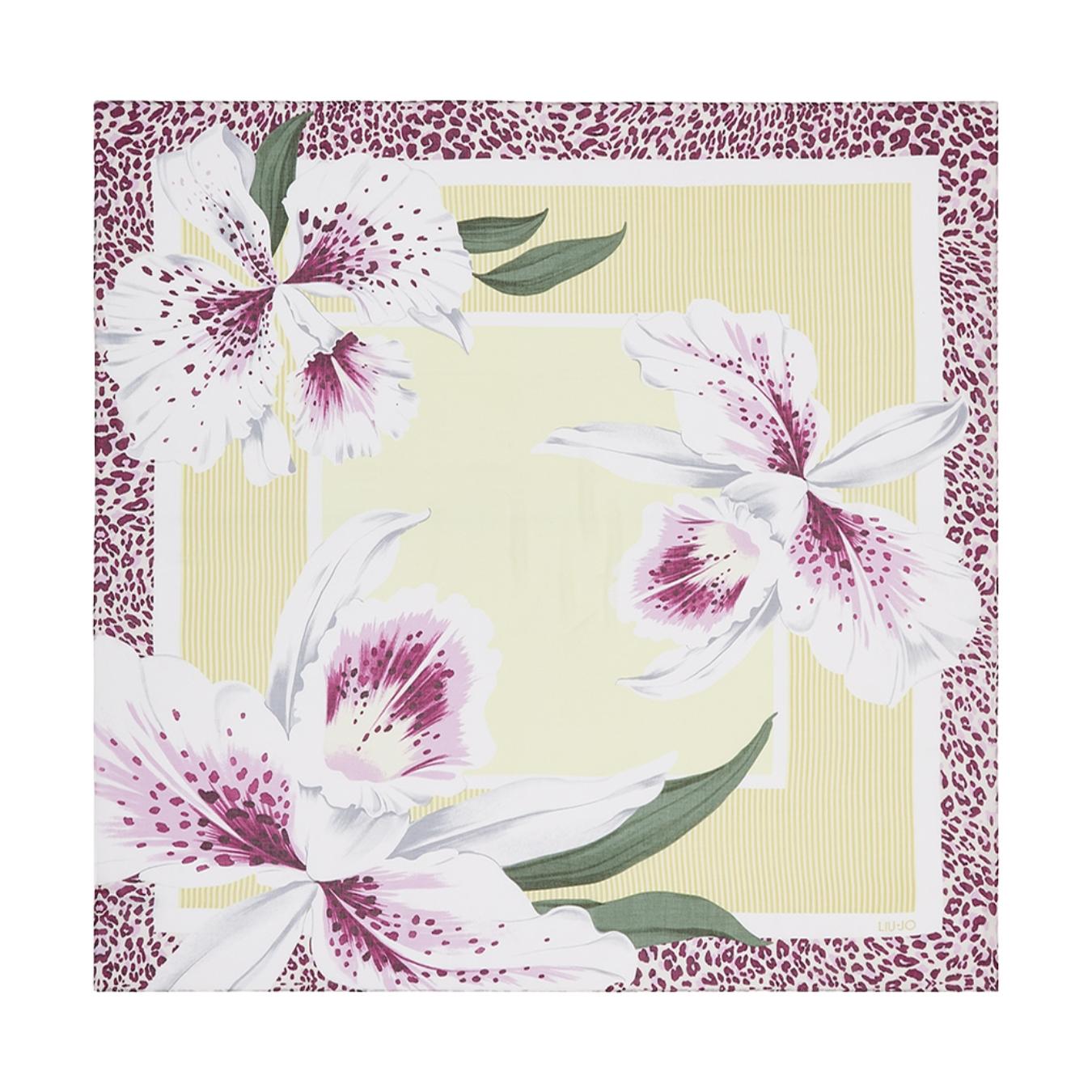 Foulard Grande con Orchidea