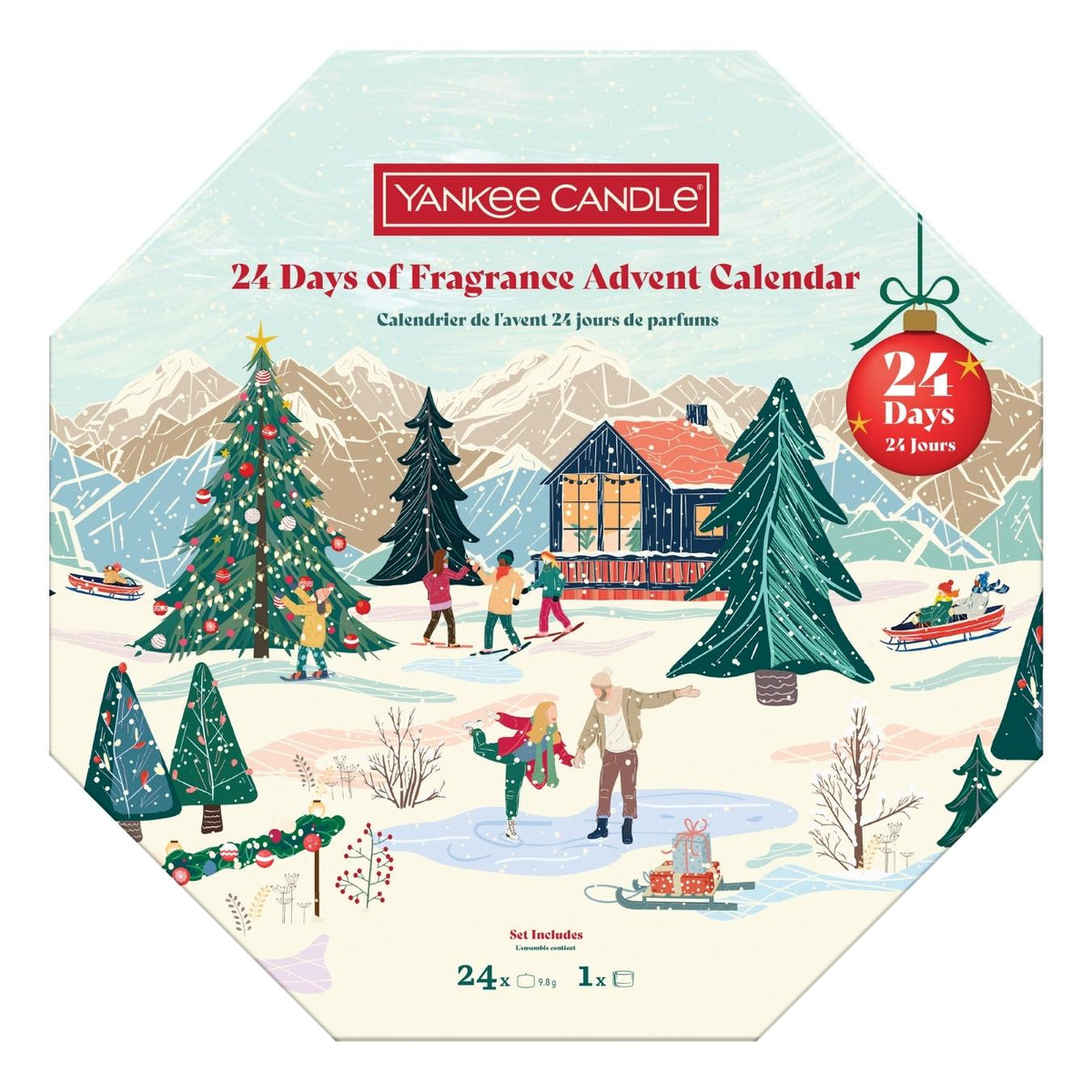 Calendario dell'Avvento Mini Candele Profumate