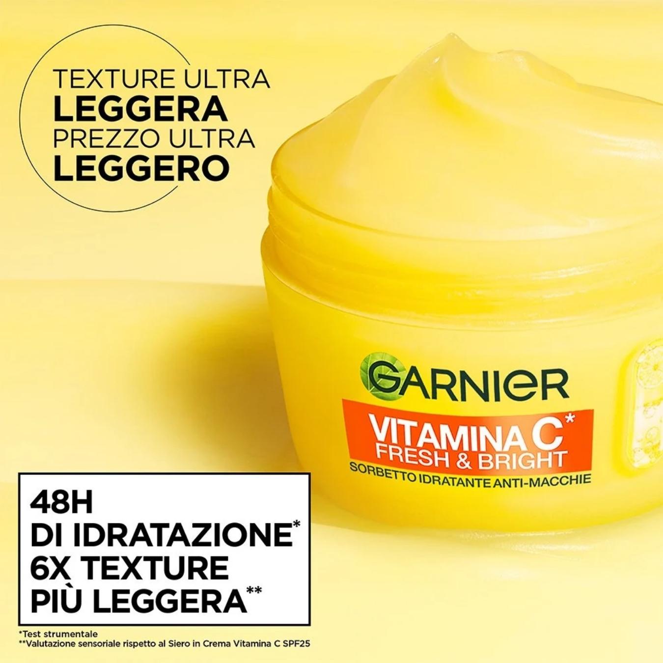 SkinActive Vitamina C Fresh & Bright Crema Sorbetto Idratante Anti-macchie