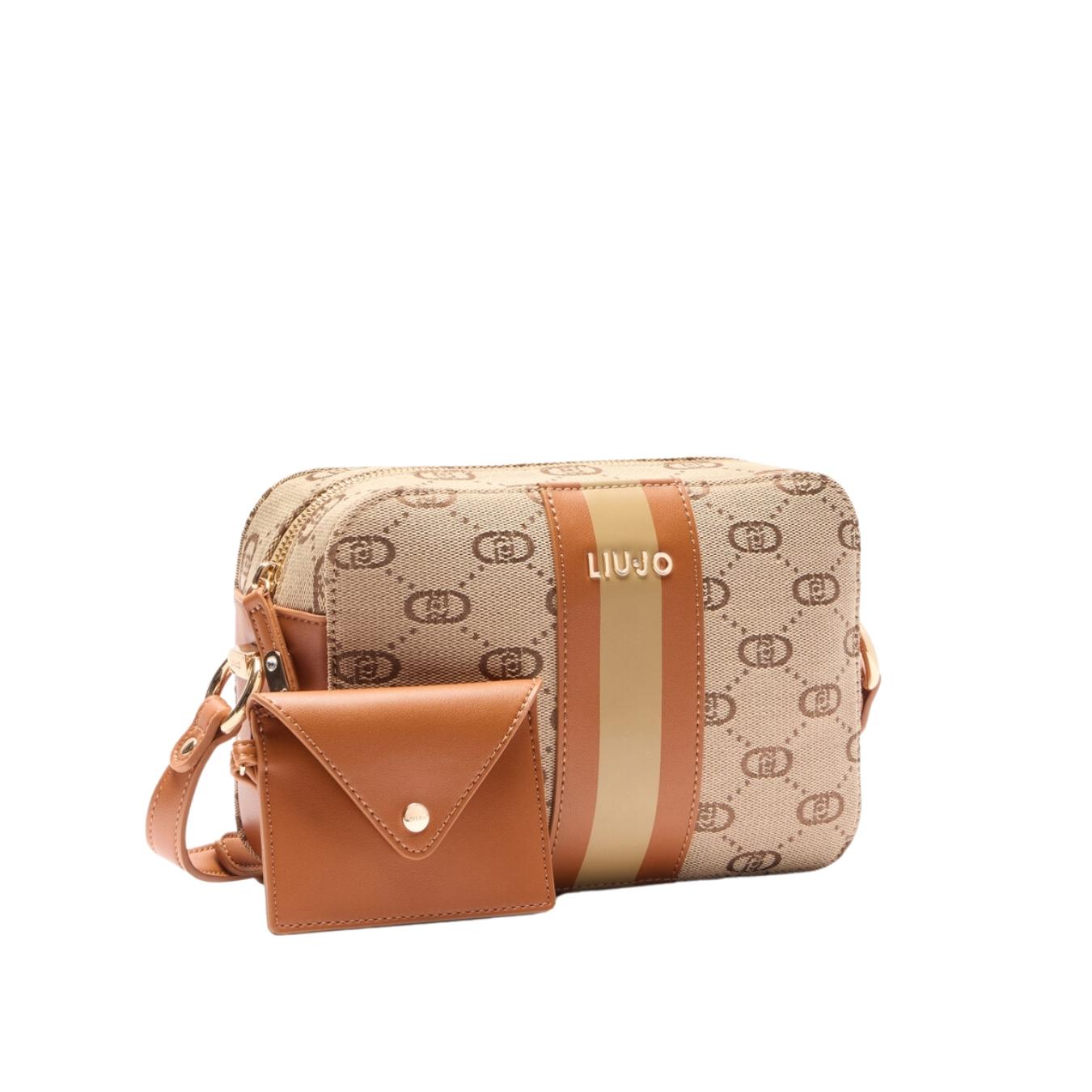 Borsa a Tracolla Jacquard con Pochette