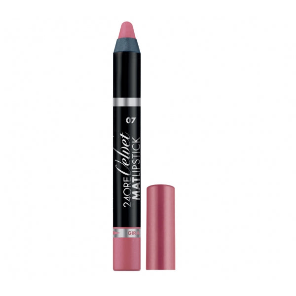 Deborah 24ore Velvet Mat Lipstick Rose 07