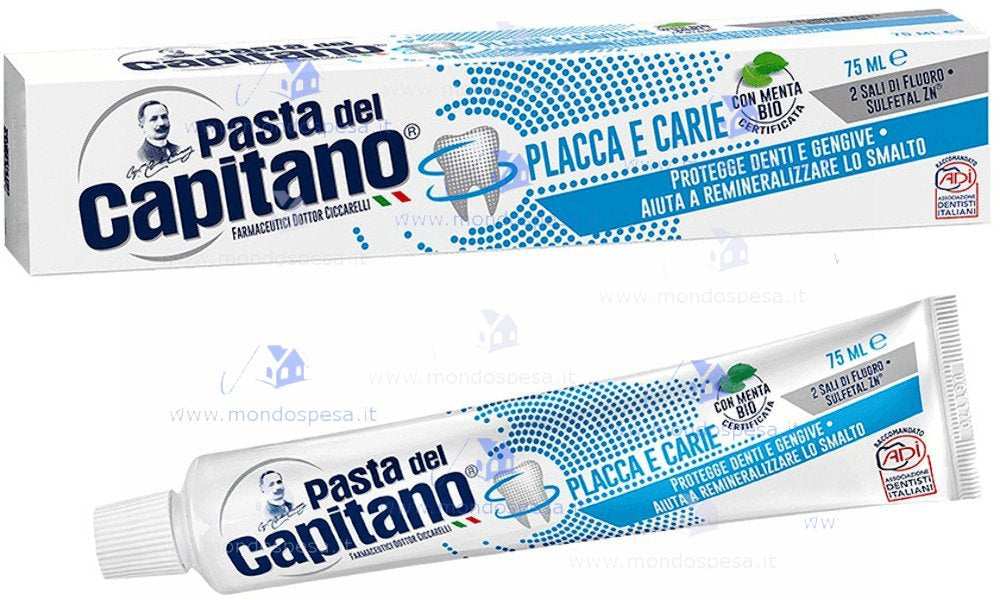 Pasta Del Capitano Dentifricio 100 Ml Placca E Carie
